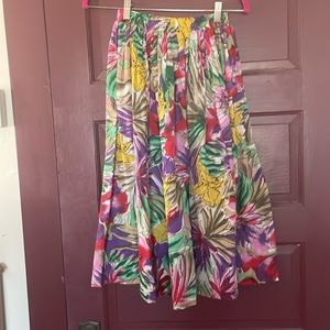 Colorful summer skirt